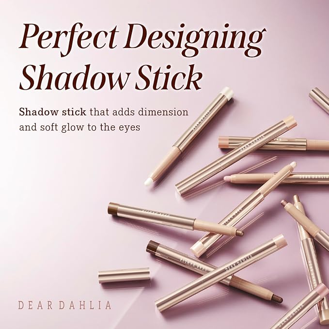 DEARDAHLIA Perfect Designing Shadow Stick (French Taupe) - Long-Lasting Eyeshadow Stick with High Pigment, Smooth & Blendable Texture, Weightless Feel. Vegan & Cruelty-Free Eye Makeup