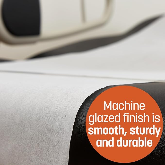 Caring Headrest Exam Table Paper, Smooth, 8.5" x 225", 12 Rolls/Case, Disposable Medical Table Paper for Chiropractors, Massage Therapists & Physical Therapy Offices, Hygienic Surface Protection