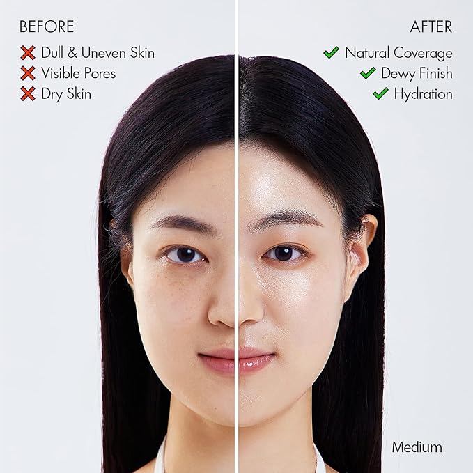 AGE20'S Signature Essence Pact SPF 50+ | Pack of 2 | 25N SAND | Cream Foundation, Dewy Finish, Natural Coverage | Korean Cushion Foundation