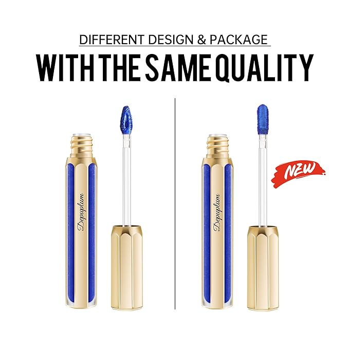 Depuplum Purple Lipsticks for Women Metallic Lipstick Long Lasting Lip Gloss Metal Shine Lightweight Hydrating Full Coverage Lip Color, DP102 Piggy