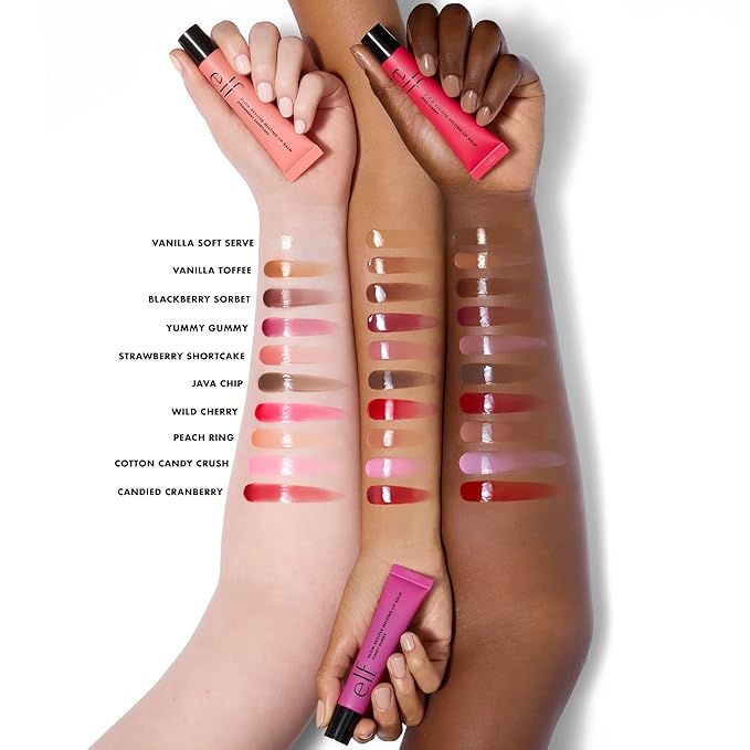 e.l.f. Glow Reviver Melting Lip Balm, Hydrating Tinted Lip Balm For A Glossy Finish & Soft, Supple Lips, Vegan & Cruelty-Free, Yummy Gummy