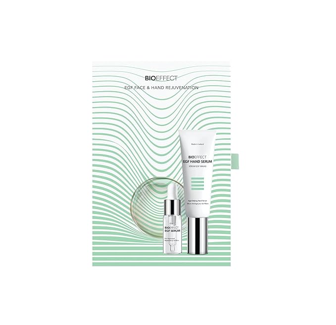 BIOEFFECT EGF Serum with Hyaluronic Acid and Barley Growth Factor, Best Rejuvenating Facial Treatment Fights Wrinkles, Hydrating, Firming, Anti-Aging Skincare for Face & Neck, Oil-Free (Set)