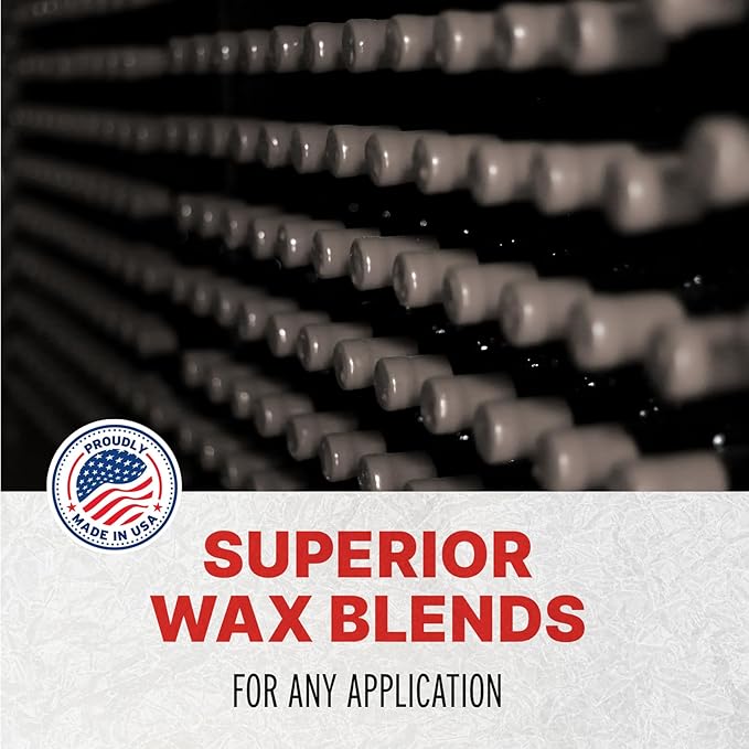 Blended Waxes, Inc. Bottle Sealing Wax, Pastille Wax Seal Beads For Wine, Beer, and Liquor Bottle Sealing, Seals Between 25-30 Bottles, 1 lb, White Pearl
