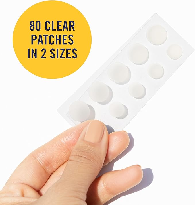 PanOxyl PM Overnight Spot Patches, Advanced Hydrocolloid Healing Technology, Fragrance Free, 80 Count (Pack of 2)