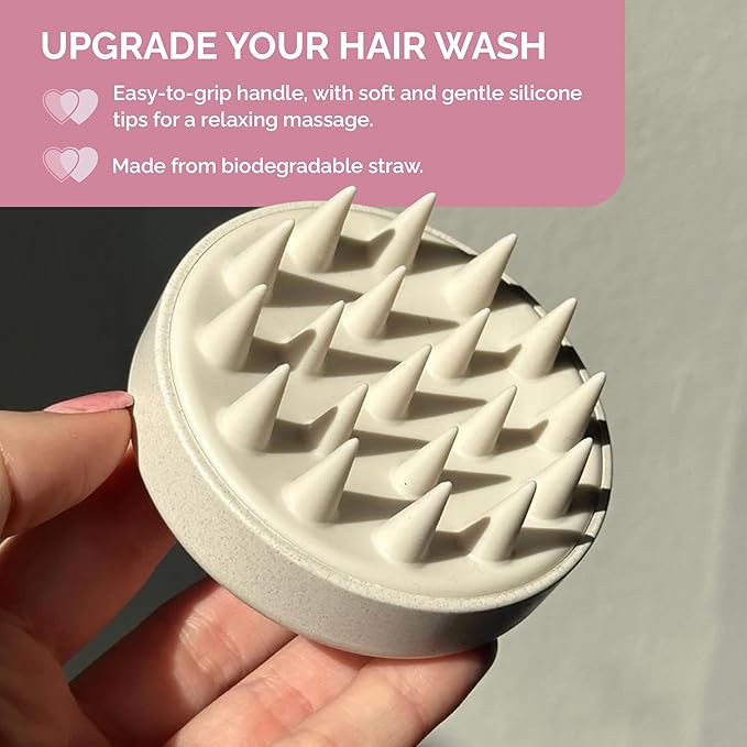 FUL Scalp Massager with Super Soft Silicone Brush for Hair Growth and Exfoliating Scalp, Ideal Scalp Massager Hair Growth Tool and Scalp Brush for Stimulating Hair and Cleansing