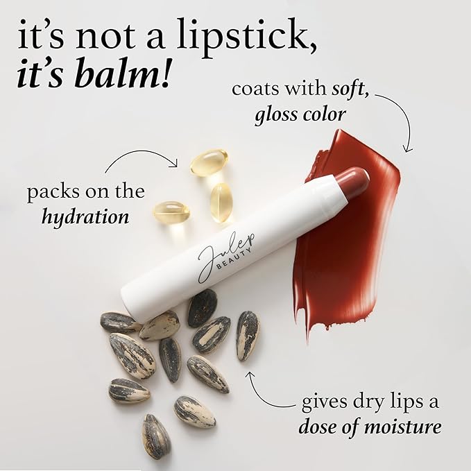 Julep It’s Balm Moisturizing Lip Color Trio – Brandy Wine, Brown Sugar, Almond Nude – Hydrating Lip Crayon Set – Vegan & Cruelty-Free