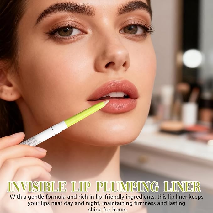 retigazo Invisible Extreme Plumping Lip Liner, Invisible Lip Liner, Suitable for All Skin Tones