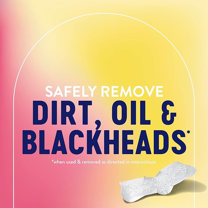 Bioré Witch Hazel Ultra Strength Blackhead Remover Pore Strips, Clears Pores up to 2x More than Original Pore Strips, features C-Bond Technology, Oil-Free, Non-Comedogenic Use, 18 Count
