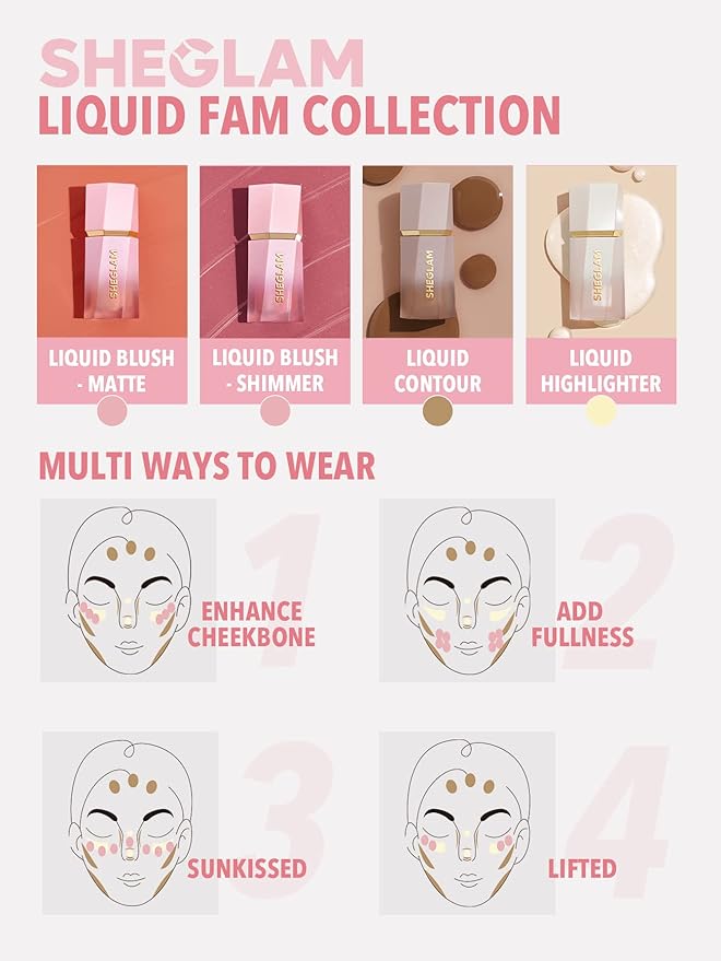 SHEGLAM Color Bloom Liquid Blush-Lilac Dream