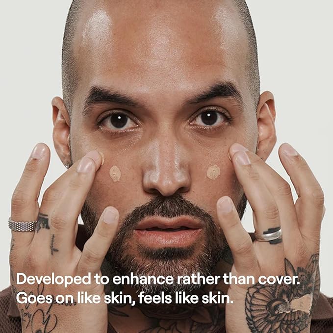 APOSTLE Reclaim Tinted Moisturizer for Men (1 Black River) - Niacinamide, Vitamin E, Squalane, Hyaluronic Acid, Tinted Face Moisturizer For Men. Hydrates, Evens Skin Tone, 1 Fl. Oz.