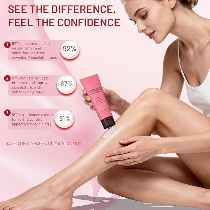 Inner Thigh Firming Cream - Remove Cellulite, Lift the Loose Skin for Legs, Help Tighten the Appearance Of Saggy Body Korean Skincare 4.23 Fl Oz