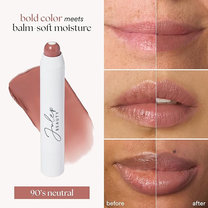 Julep It's Balm Tint of Color Lip Balm - Velvet Nude | Hydrating Lip Color with Vitamin E Core | Natural Gloss Finish | Vegan & Cruelty-Free