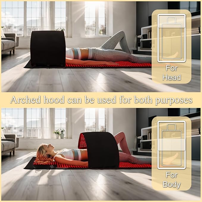 2026 Upgraded 4 Modes Compact Chamber of Red Light Therapy for Full Body Pain Relief,74"x33"+49.6"x15.6"with1655 Dual-Wave(660nm&850nm) LEDs,Multi-Mode Customization,Premium Leather 74"x 33" Black