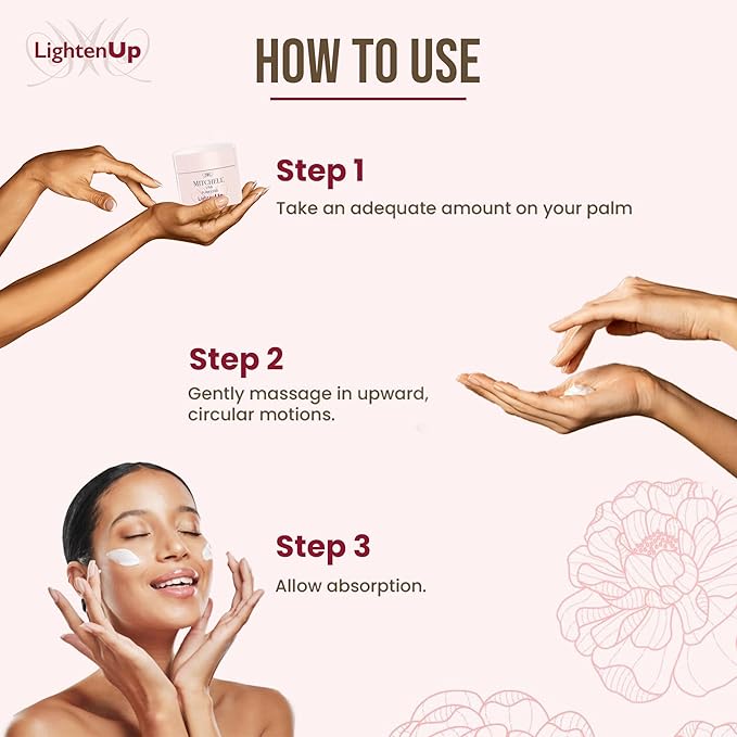 Lighten Up Flaw-Less Bright Boost Renewing Night Cream - 50g - Deeply Moisturizing, Evens Tone, Boosts Radiance, Smooths Texture - Brightening Face Cream For All Skin Types with Imperial Peony