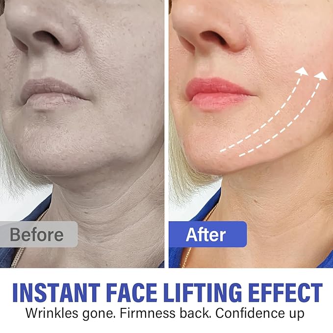 Instant Face Lift Serum，Face Lifting & Skin Tightening, Smooth Fine Lines, Pores and Deep Wrinkles, 1Fl Oz
