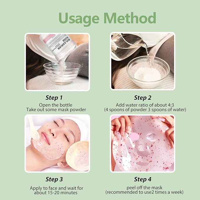 Jelly Mask for Facials, Hydrating & Moisturizing Peel-Off Rubber Gel Face Mask Skin Care for Deep Hydration & Glow, 23 Fl Oz Jar Professional Spa Use for All Skin Types with Aloe vera essence