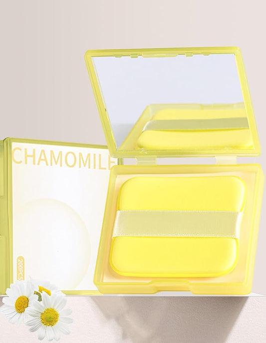 Okerker Chamomile Oil Blotting Paper - 200 Sheets w/Mirror, Puff & Refills, Absorbs Excess Face Oil, Controls Shine, Saves Makeup, The On-the-Go Essential for a Flawless, Matte Finish All Day