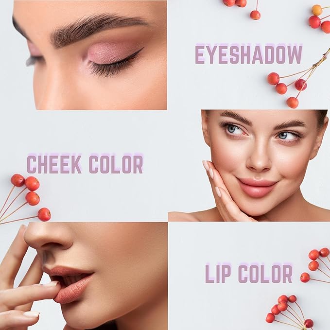 Mommy Makeup Any Wear Creme Eyeshadow - Waterproof, Crease-Proof, Long Lasting, High Pigment, Oil-free - Cream to Powder for Eyes, Cheeks & Lips (Elsa)