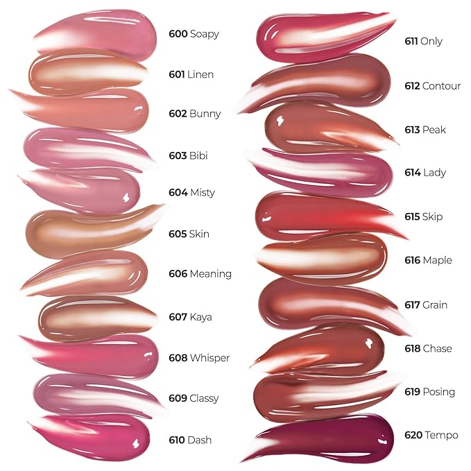 Laka Maxi Glayer Tint 3.8g/0.13oz, Glass Layer of Gloss, Ultra Glow & Vivid Layerable Pigments, High Shine Lip Oil, K-Beauty (#603 Bibi)
