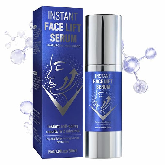 Instant Face Lift Serum，Face Lifting & Skin Tightening, Smooth Fine Lines, Pores and Deep Wrinkles, 1Fl Oz