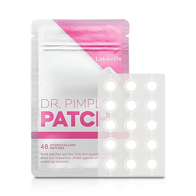 Dr. Pimple Patch Hydrocolloid Healing Acne Care - Pimple Patches Acne Spot Treatment for Face and Skin - Korean skin care - Invisible & Concealable Zit Treatment Stickers