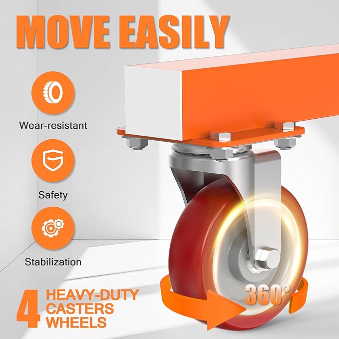 Paint Drying Rack for Cabinet Doors Drying Stand with Casters for Drying Paint for Interior, Exterior, Spray, Roll, Brush, Commercial, Pro Painters (15 Shelves)
