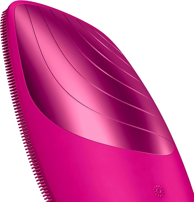 GESKE SmartAppGuided Sonic Thermo Facial Brush | 6 in 1 | Skin Cleansing | Cleansing Brush with Thermal Function | Electric Facial Massager