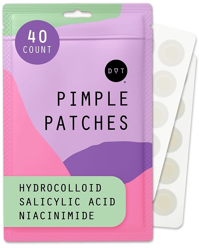 Pixie Cup Dot Hydrocolloid Blemish Patches for Face – Invisible Skin-Covering Stickers with Tea Tree Oil & Vitamin C – Ultra-Thin Cosmetic Patches for Visible Blemishes (10 mm, 40 ct)