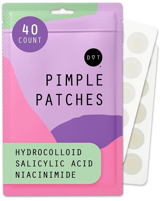 Pixie Cup Dot Hydrocolloid Blemish Patches for Face – Invisible Skin-Covering Stickers with Tea Tree Oil & Vitamin C – Ultra-Thin Cosmetic Patches for Visible Blemishes (10 mm, 40 ct)