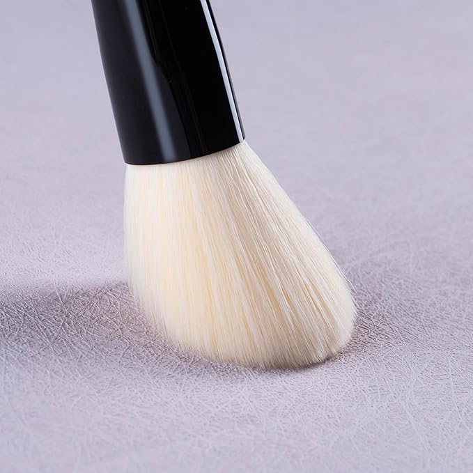 Natural Goat Hair Contour Brush, Sculpting Brush, Angled Contour Brushes, Natural Hair Blush Brush, Makeup Brushes, Detail Blush Brush, Fluffy Brushes for Cheeks.(804A)