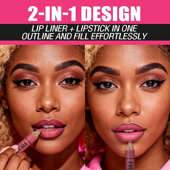 LANGMANNI 6Pcs Matte Velvet Lip Liner Pencil Set - Highly Pigmented,Smudge-Resistant Lip Pencils for Shaping & Contouring,Vegan & Cruelty-Free(#7+8+9+10+11+12)