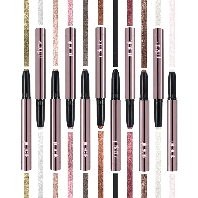 Girlactik Shadow Stick – Long-Wearing Cream Eyeshadow Stick, Blendable & Smudge-Resistant Eye Makeup – Vegan, Cruelty-Free, Easy One-Swipe Application (Cashmere)