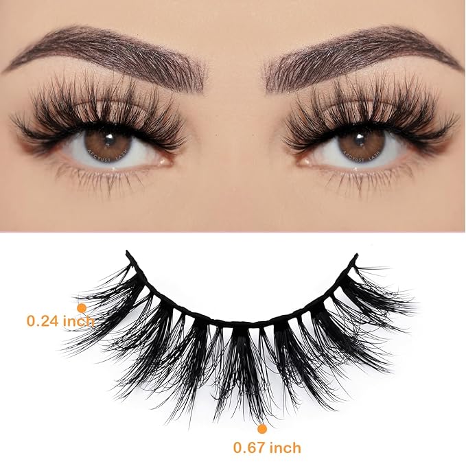 Lashes Mink Bulk Wholesale Lashes 5D Fluffy Eyelashes (Doll Eye 30 Pairs)