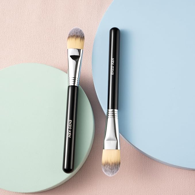 Flat Foundation Brush for Liquid Makeup, Liquid Foundation Brush, Flat Makeup Brush for Liquid Foundation, Make up Brush, Makeup Brushes Foundation. (900)