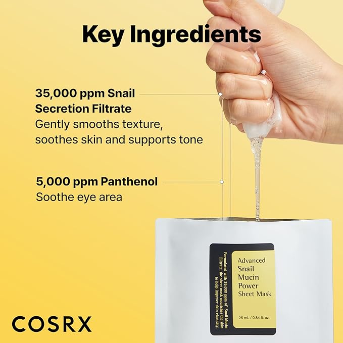 Snail Mucin Power Sheet Mask by CosRX