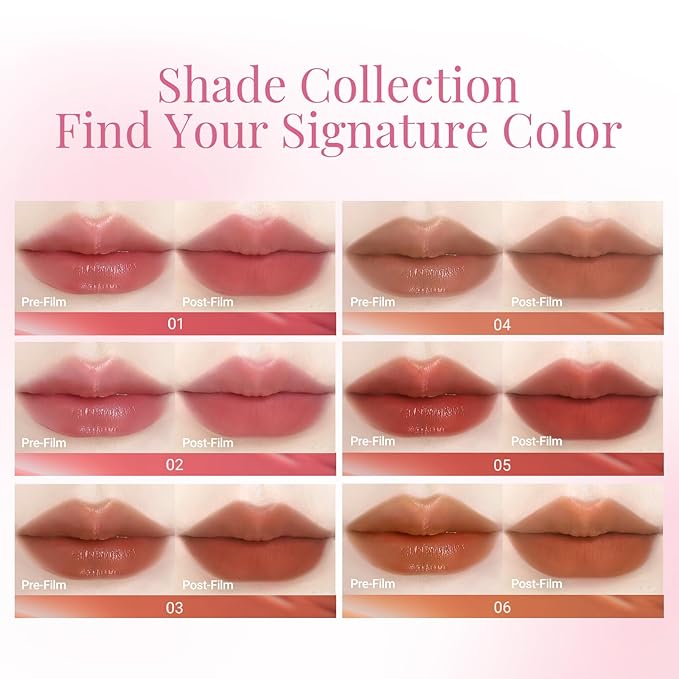 CARSLAN Stay Locked Lip Tint, Quick-Dry Long Lasting Transfer Proof Matte Lip Stain, Moisturizing Glow-Boosting Lightweight Lipstick (02)