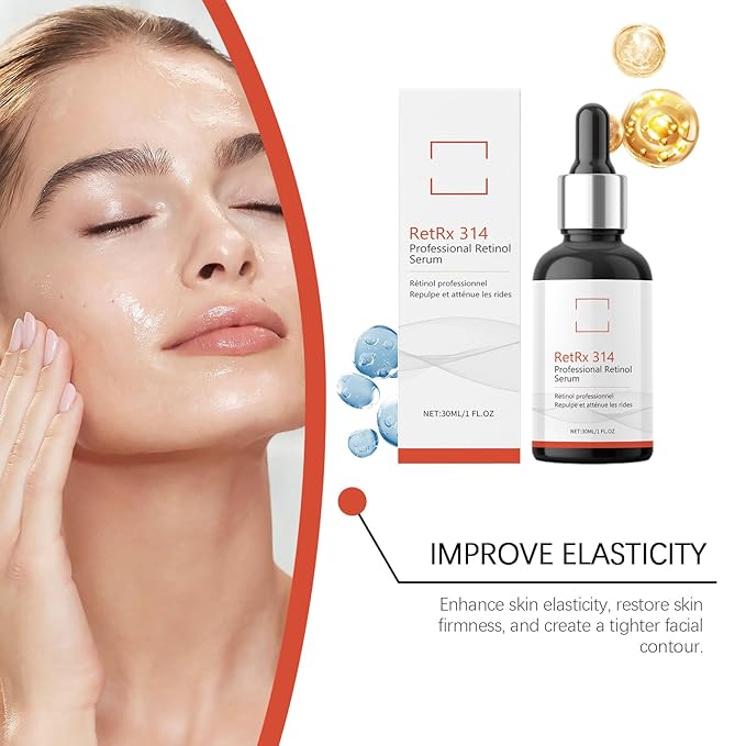 Retinol Serum 50ml, Anti-Aging with Hyaluronic Acid, Collagen, VC, VE, Boosts Elasticity, Diminishes Wrinkles & Fine Lines, Deep Hydration, Brightening Serum for All Skin Types, Gentle Formula