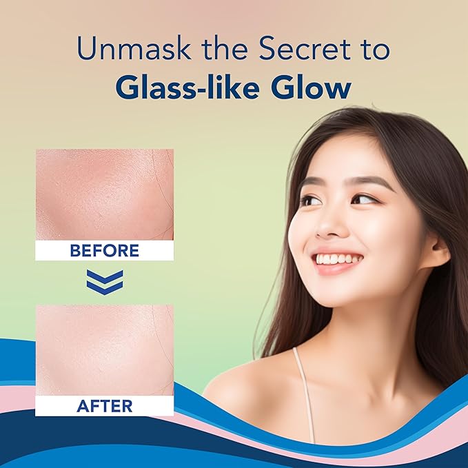 DR.RASHEL Korean Glass Skin Essence Jelly Glow Sheet Mask | Ceramide Infused, Hydrating & Barrier Support | Dermatologically Tested Korean Skincare (25 g / 0.88 oz)