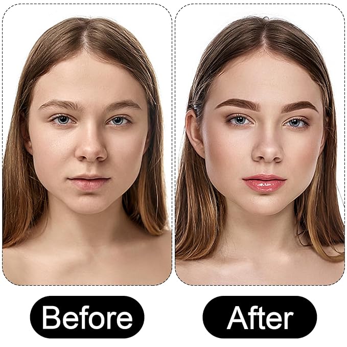 Matte Contour Palette, Face Sculpting Grey Contour Powder Palette for Light Fair Skin, Cool Toned Face Bronzer Makeup Contouring, Buildable Matte Bronzer, 02#Dark Brown
