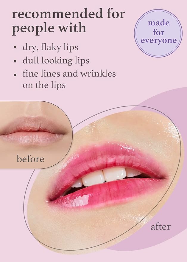 NOONI Korean Vegan Lip Oil - Applewine, 0.12 Fl. Oz. + Korean Lip Oil - Appleginseng, 0.12 Fl. Oz. Bundle