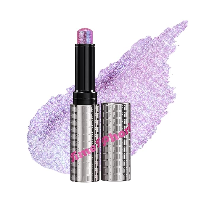 ILLUMINA JELLY EYESHADOW STICK - Long-Lasting Jelly Texture Blendable Eye Shine Stick | Crease-Proof, No Fallout, One-Swipe High-Impact Color | All-Day Wear (010 AMETHYST)