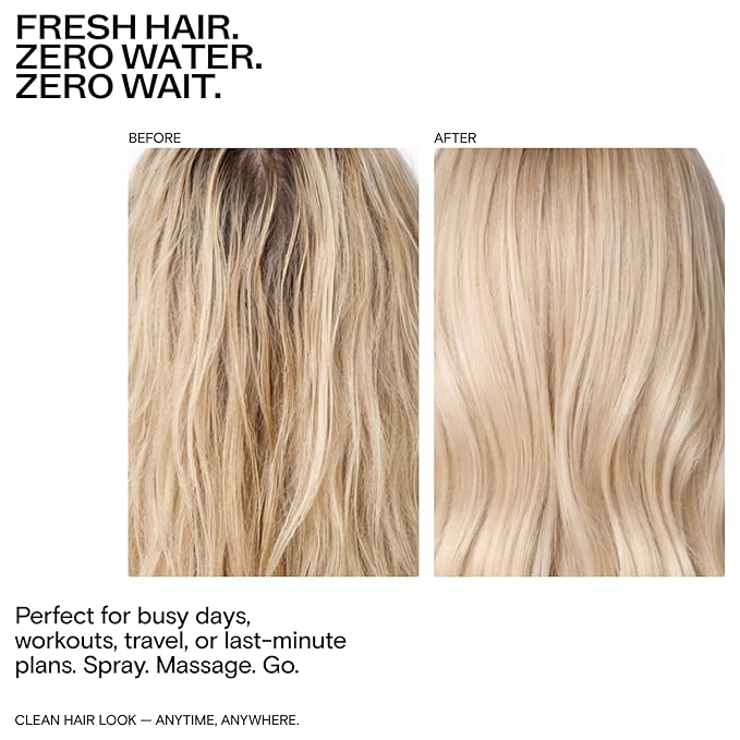 Korean Hair Care Dry Shampoo Powder Spray - Non Aerosol Formula for Oily Hair, Scalp Balance, Roots Refresher - 245ml Large Size - Rice Starch & Probiotics for Dark, Blonde, Color Treated
