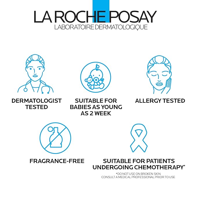 La Roche-Posay Lipikar AP+ Gentle Foaming Moisturizing Wash, Shea Butter + Niacinamide + Glycerin, Moisturizing Body Wash & Face Wash For Dry Skin, National Eczema Association Accepted, Soap Free