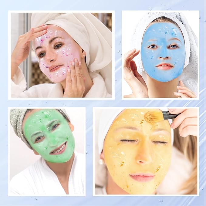 Jelly Mask for Facials Professional, Hydrating & Moisturizing Peel-Off Gel Jelly Face Mask Skin Care for Deep Hydration & Glow, Professional Spa Use for All Skin Types 23 Fl Oz (Hyaluronic Acid)