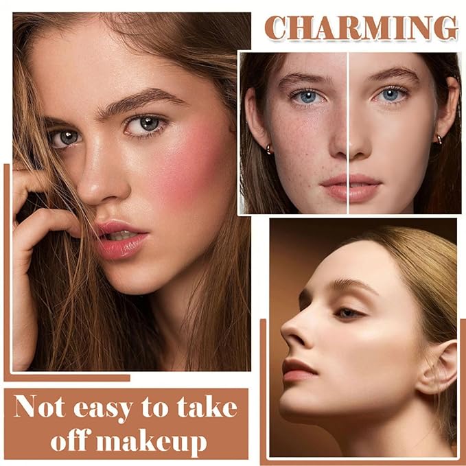 Blush And Concealer Palette | Natural Cheek Blush - 12-color Face Rouge And Contour Palette For Women, Facial Contouring Makeup