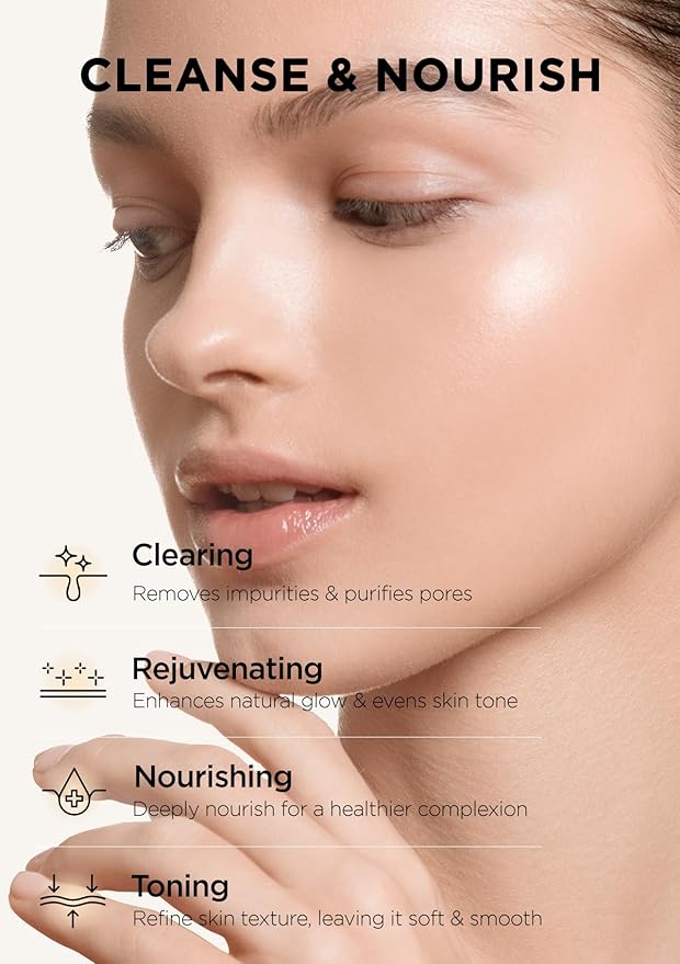 Hanskin Vitamin C Glow Powder Cleanser – Korean Brightening, Exfoliating Face Wash | Papaya Enzyme + Vitamin C for Radiant, Smooth, Even-Toned Skin | Gentle Daily Powder-to-Foam Cleanser | 2.36 fl oz