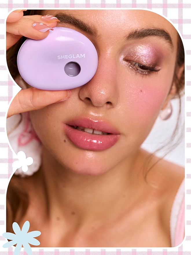 SHEGLAM Bubble Glow Blush Bar Silky Shimmer Blush Makeup for Cheek
