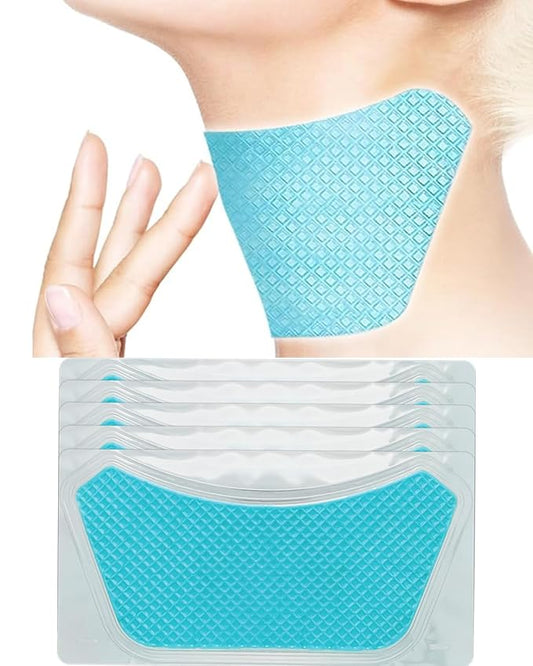 Anti Neck Wrinkle Patches, 5 pcs Moisturizing & Firming Neck Pads- Smoothing Wrinkles, Collagen Mask Patches, Reduce Fine Anti Aging for Skin Firming & Neck Anti Wrinkle Neck Collagen Patches