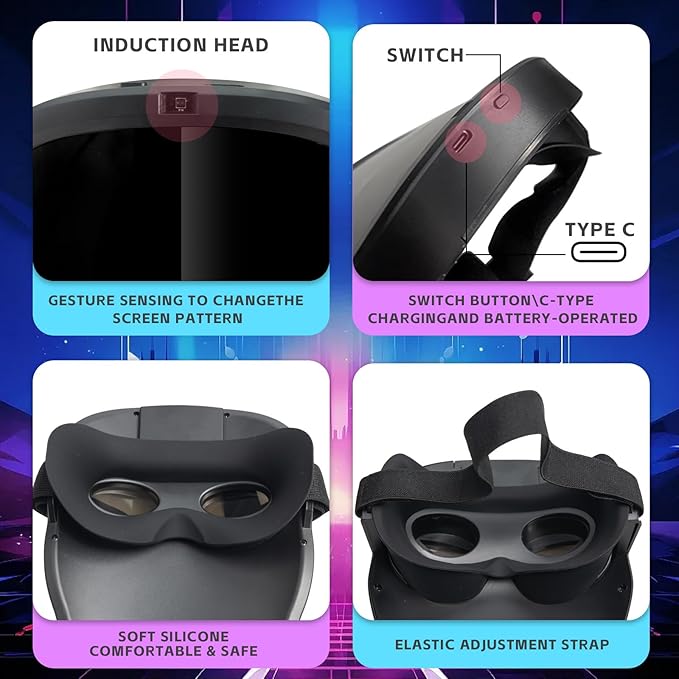 LED Mask with APP & Gesture Control - Perfect for Cosplay, Masquerade Balls & Party Costumes for Adult Unisex Mask