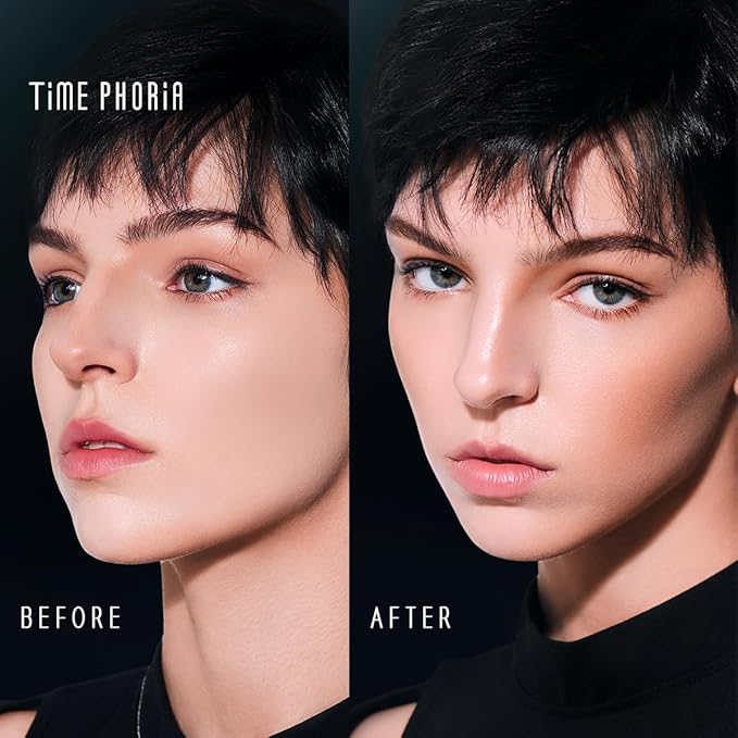 ECLIPSE SPARK 2 in 1 Face Contour Sticks, Blendable, Non-greasy, Long-lasting Cream Face Contouring Pen, Lightweight Finish Makeup, Buildable Coverage, Easy Application (01 LUNAR)